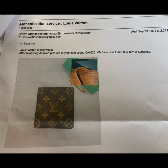 Louis Vuitton Men's Vintage Monogram Wallet - Picture 16 of 16